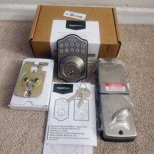Amazon Basics Traditional Electronic Keypad Deadbolt Door Lock